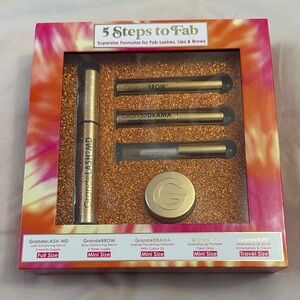 Grande Cosmetics 5 Steps to Fab Set - Gold
